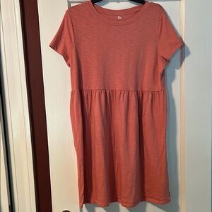 Casual Coral Dress